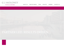Tablet Screenshot of gjmoloney.ie